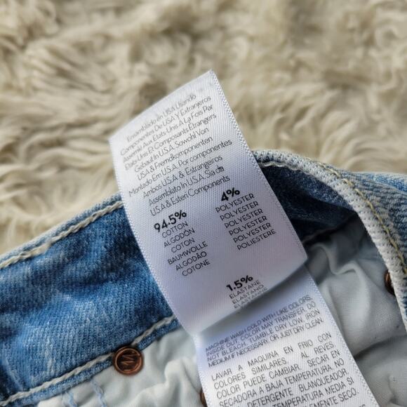 Mother The Insider Crop Step Chew Drinking By The Pool Wash Jeans Size 23 - Picture 8 of 10